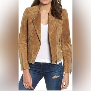 BlankNYC No Limit Suede Moto Jacket - S